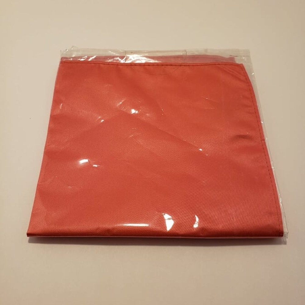 Pocket Squares Coral Red Navy Blue